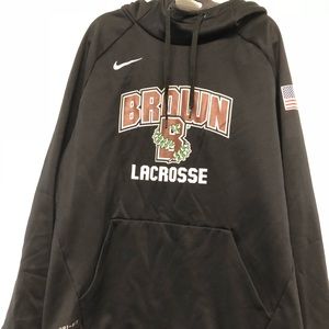 Brown University Lacrosse Hoodie Black (XL)